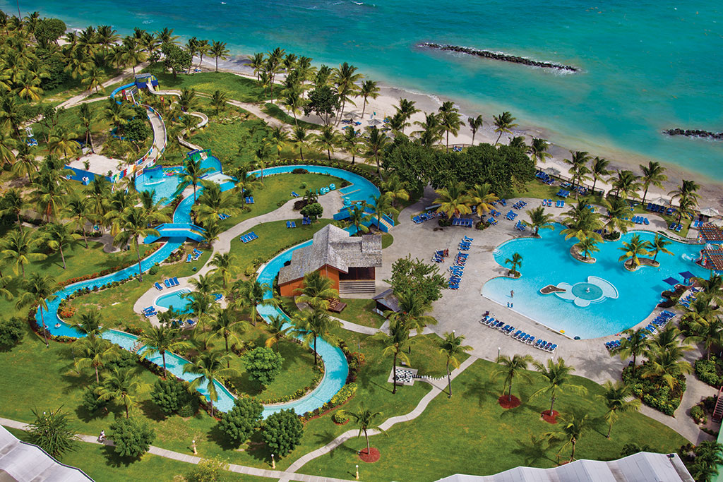 Coconut Bay Beach Resort and Spa all-inclusive resort with family-friendly amenities and beachfront pools in St Lucia.