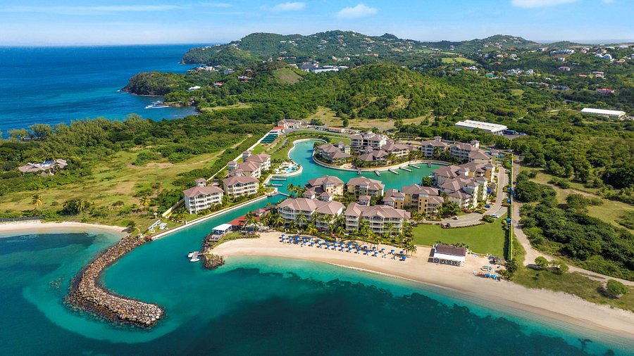 The Landings Resort and Spa St. Lucia beachfront villa resort with private marina, luxury suites, and family-friendly accommodations.
